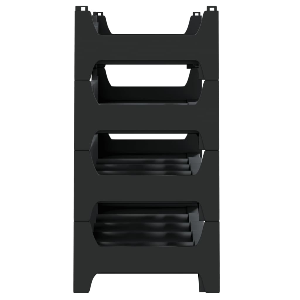 vidaXL Wine Rack for 24 Bottles PP Stackable
