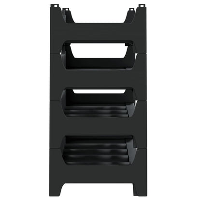 vidaXL Wine Rack for 24 Bottles PP Stackable