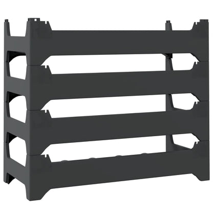 vidaXL Wine Rack for 24 Bottles PP Stackable