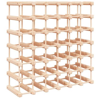 vidaXL Wine Rack for 42 Bottles 68.5x23x68.5 cm Solid Wood Pine