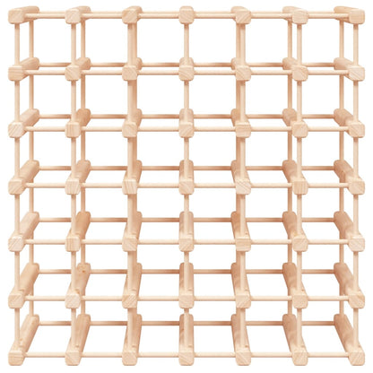 vidaXL Wine Rack for 42 Bottles 68.5x23x68.5 cm Solid Wood Pine