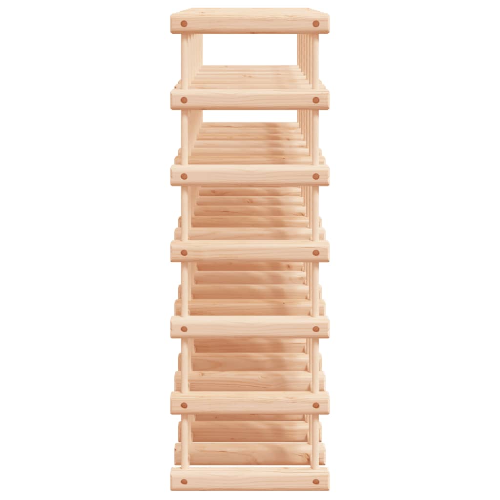 vidaXL Wine Rack for 42 Bottles 68.5x23x68.5 cm Solid Wood Pine