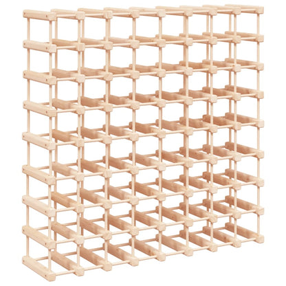 vidaXL Wine Rack for 72 Bottles 90.5x23x90.5 cm Solid Wood Pine