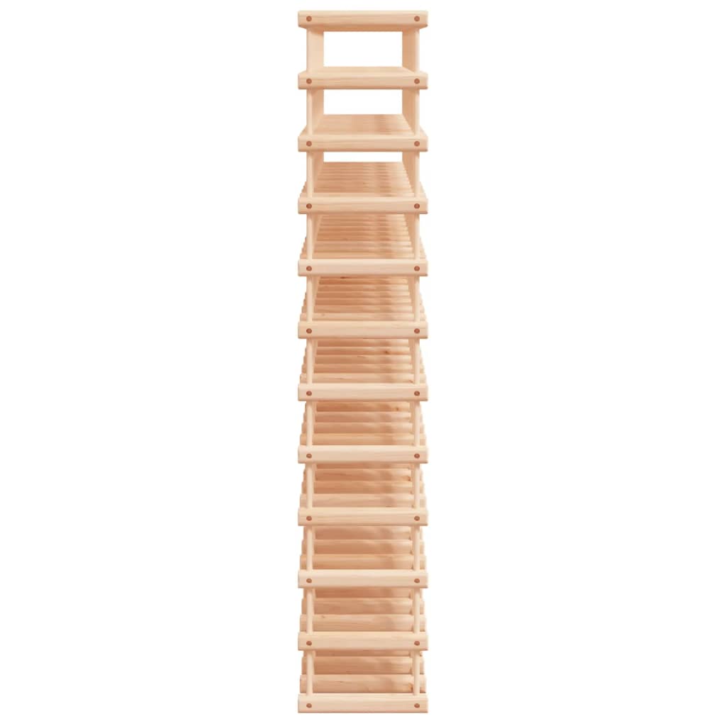 vidaXL Wine Rack for 120 Bottles 112,5x23x123,5 cm Solid Wood Pine
