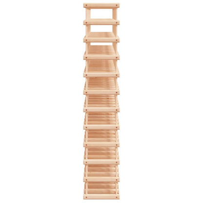 vidaXL Wine Rack for 120 Bottles 112,5x23x123,5 cm Solid Wood Pine