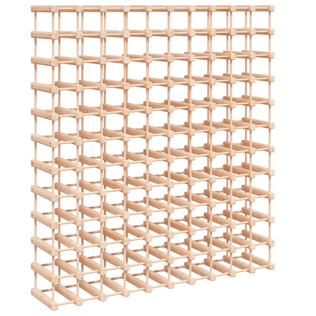 vidaXL Wine Rack for 120 Bottles 112,5x23x123,5 cm Solid Wood Pine