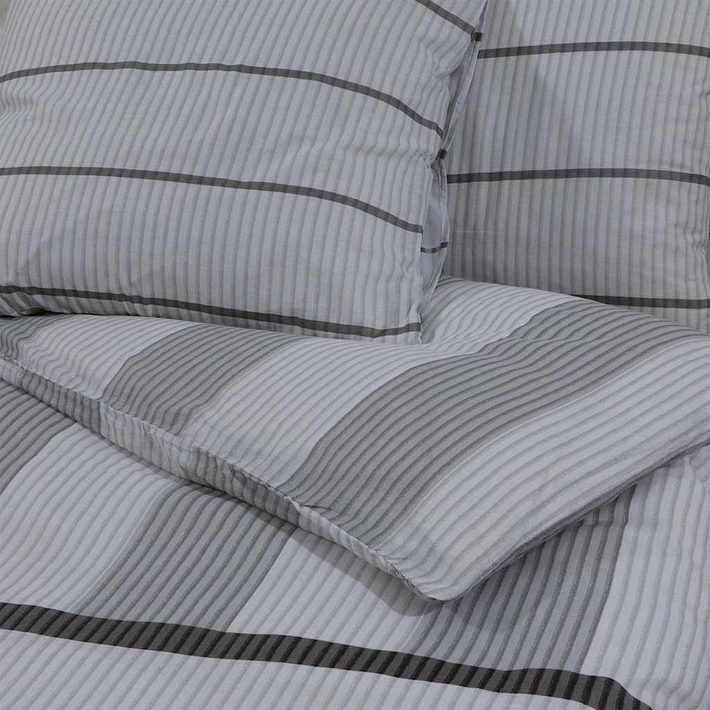 vidaXL Duvet Cover Set Light Grey 240x220 cm Cotton