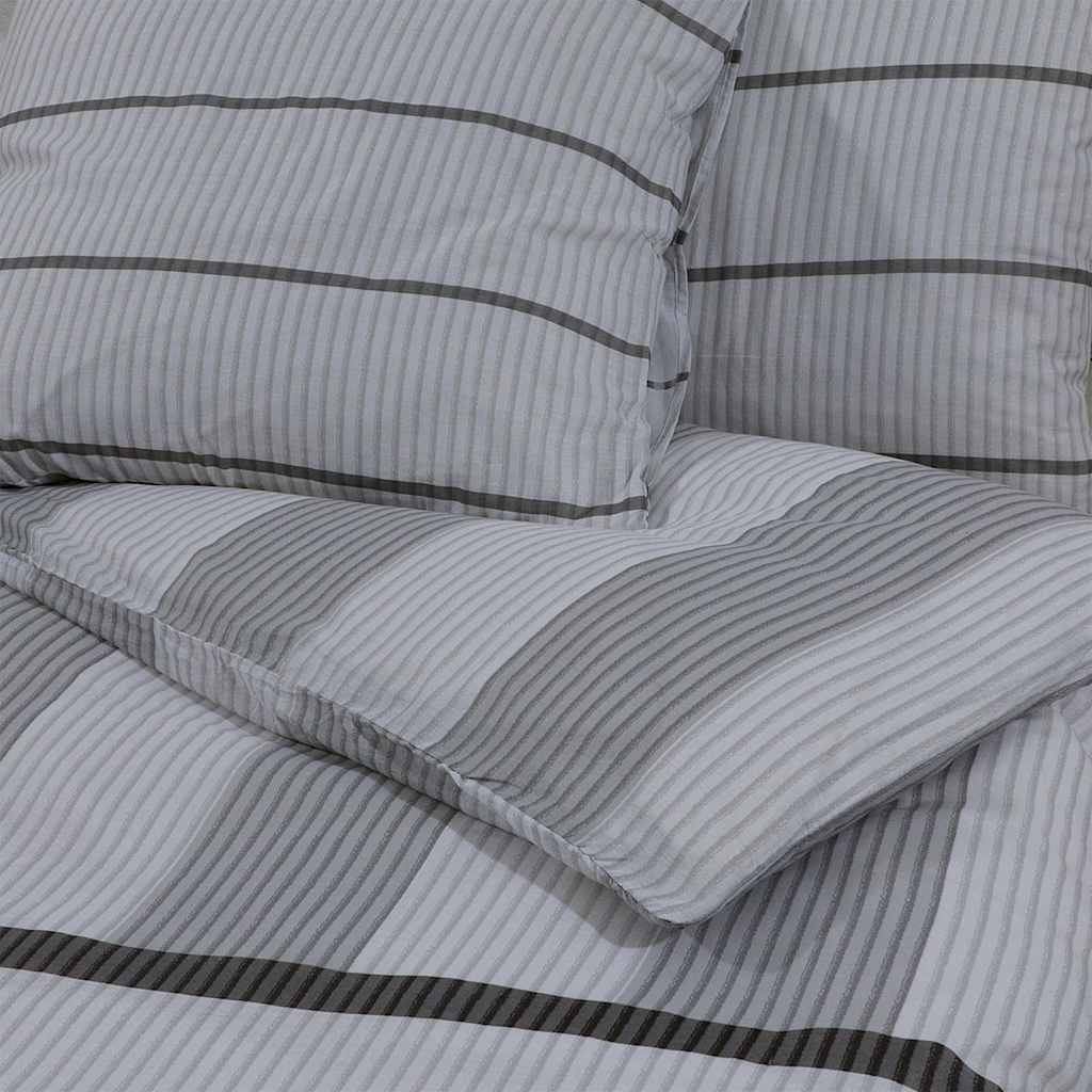 vidaXL Duvet Cover Set Light Grey 260x220 cm Cotton