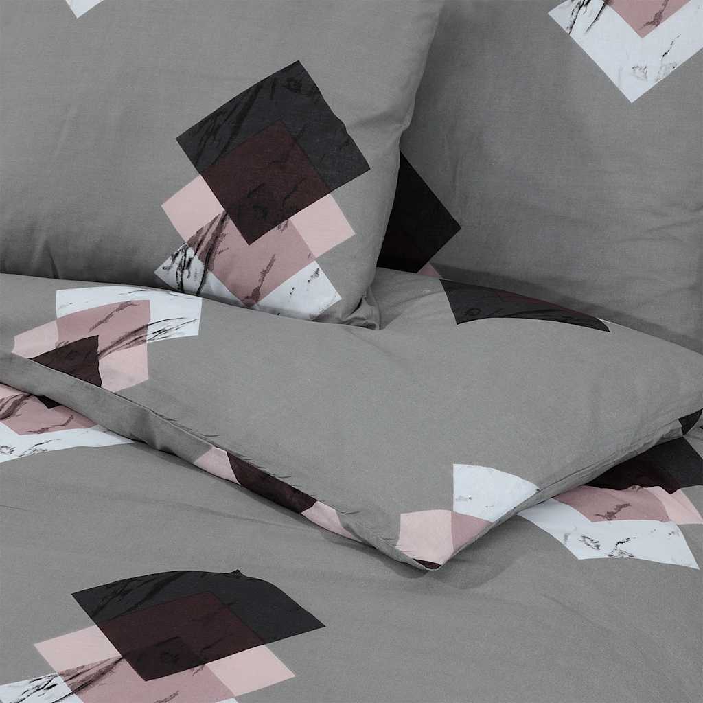 vidaXL Duvet Cover Set Multicolour 220x240 cm Cotton