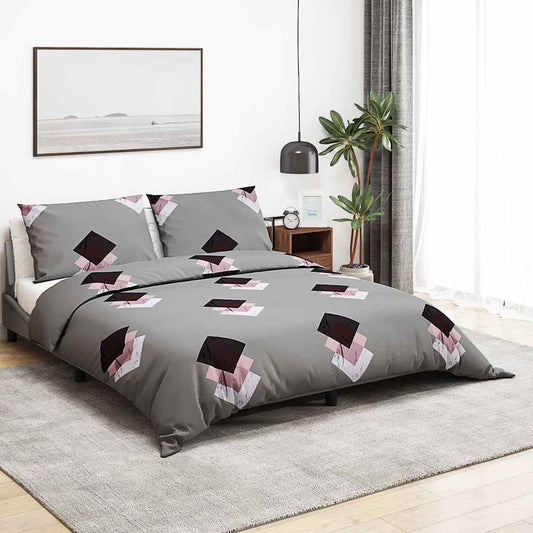 vidaXL Duvet Cover Set Multicolour 220x240 cm Cotton