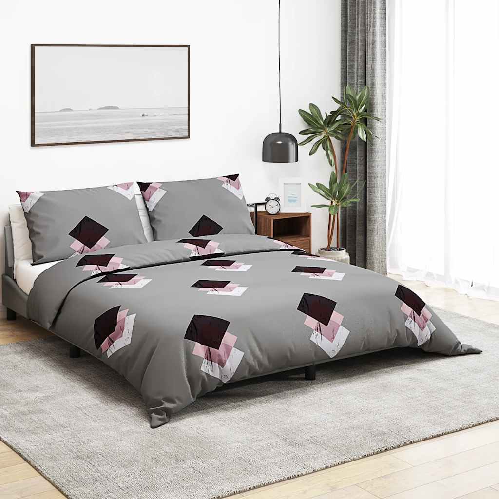 vidaXL Duvet Cover Set Multicolour 260x240 cm Cotton