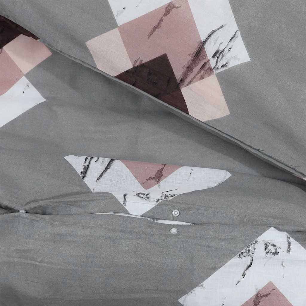 vidaXL Duvet Cover Set Multicolour 200x220 cm Cotton