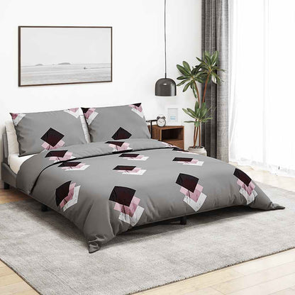 vidaXL Duvet Cover Set Multicolour 225x220 cm Cotton