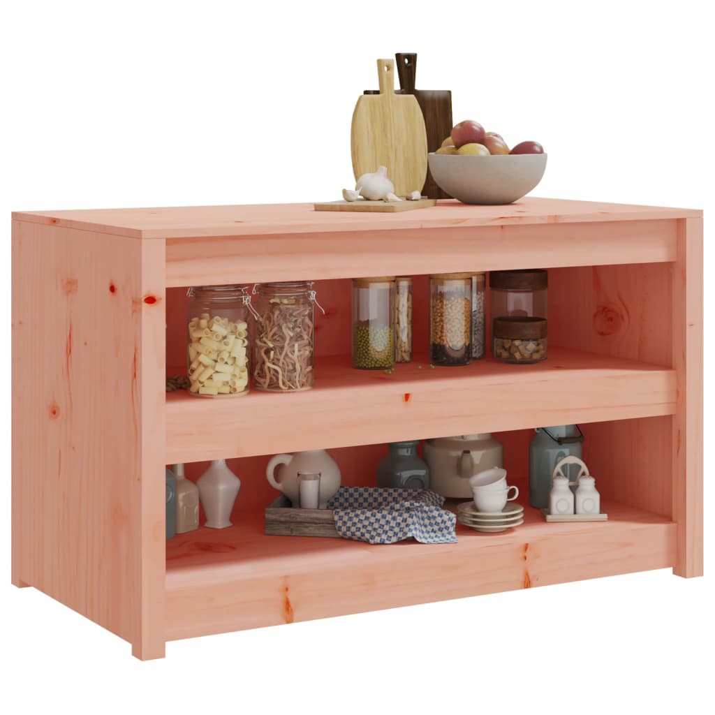 vidaXL Outdoor Kitchen Cabinet "MEPPEL" 106x55x64 cm Solid Wood Douglas