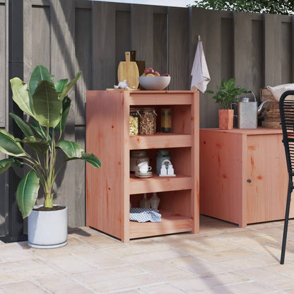 vidaXL Outdoor Kitchen Cabinet "MEPPEL" 55x55x92 cm Solid Wood Douglas