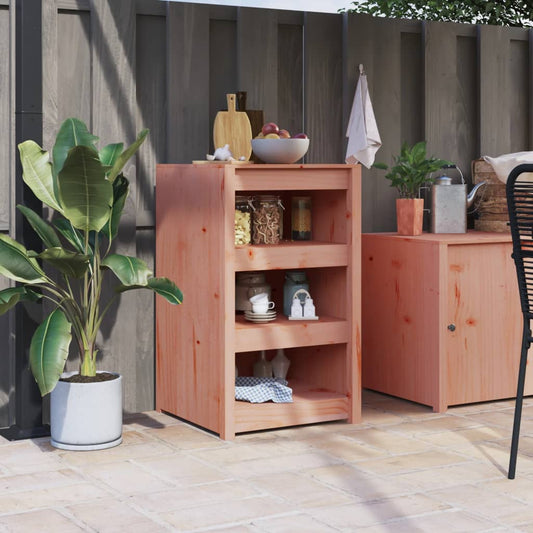 vidaXL Outdoor Kitchen Cabinet "MEPPEL" 55x55x92 cm Solid Wood Douglas