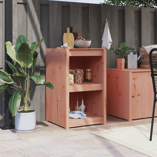 vidaXL Outdoor Kitchen Cabinet "MEPPEL" 55x55x92 cm Solid Wood Douglas