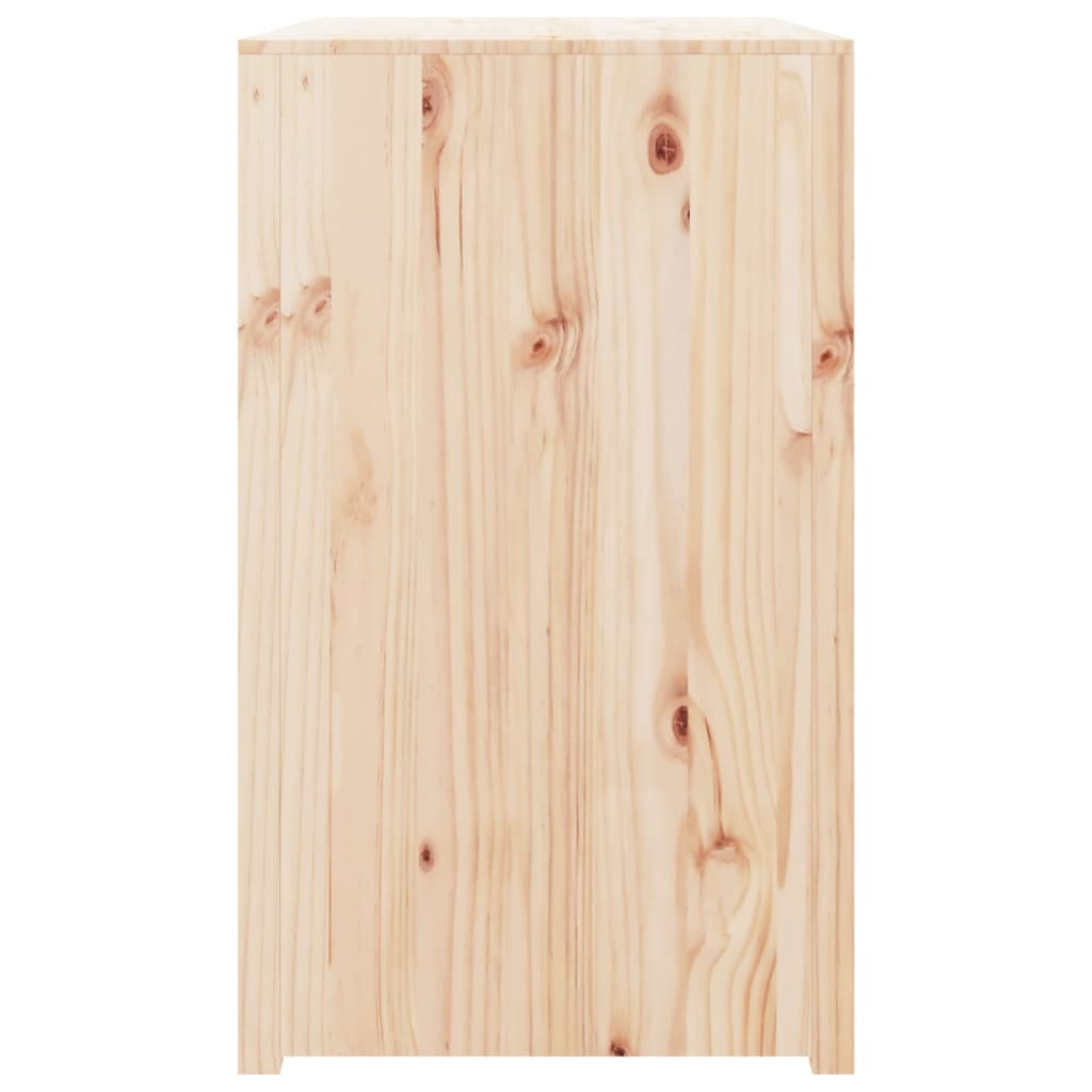 vidaXL Outdoor Kitchen Cabinet "MEPPEL" 106x55x92 cm Solid Wood Pine