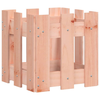 vidaXL Garden Planter with Fence Design 30x30x30 cm Solid Wood Douglas