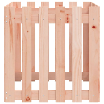 vidaXL Garden Planter with Fence Design 60x60x60 cm Solid Wood Douglas