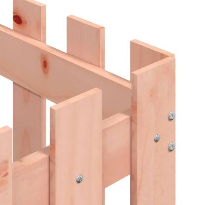 vidaXL Garden Planter with Fence Design 60x60x60 cm Solid Wood Douglas