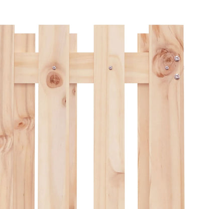 vidaXL Garden Planter with Fence Design 70x70x70 cm Solid Wood Pine