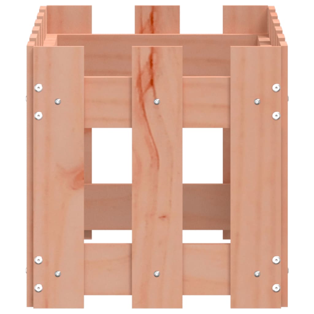 vidaXL Garden Planter with Fence Design 60x30x30 cm Solid Wood Douglas