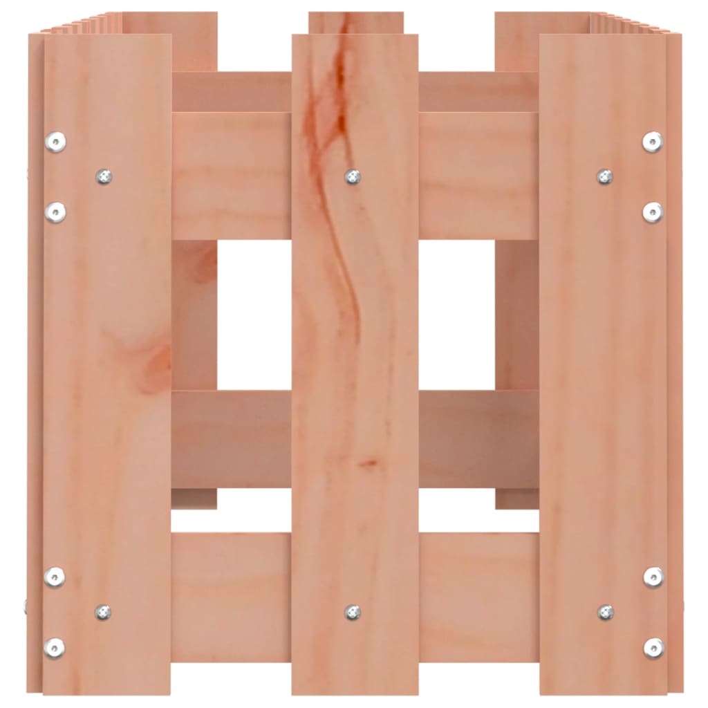 vidaXL Garden Raised Bed with Fence Design 100x30x30 cm Solid Wood Douglas