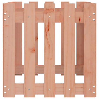 vidaXL Garden Raised Bed with Fence Design 100x50x50 cm Solid Wood Douglas