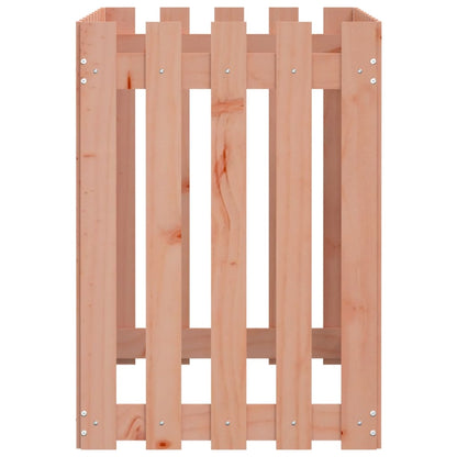 vidaXL Garden Raised Bed with Fence Design 100x50x70 cm Solid Wood Douglas