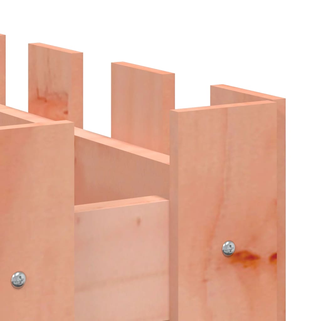 vidaXL Garden Raised Bed with Fence Design 100x50x70 cm Solid Wood Douglas