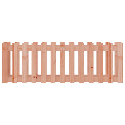 vidaXL Garden Raised Bed with Fence Design 150x50x50 cm Solid Wood Douglas