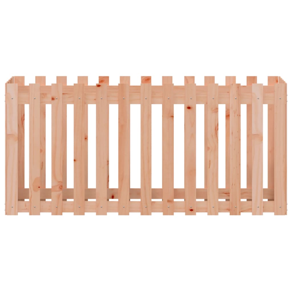 vidaXL Garden Raised Bed with Fence Design 150x50x70 cm Solid Wood Douglas