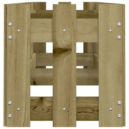 vidaXL Garden Raised Bed with Fence Design 200x30x30 cm Impregnated Wood Pine