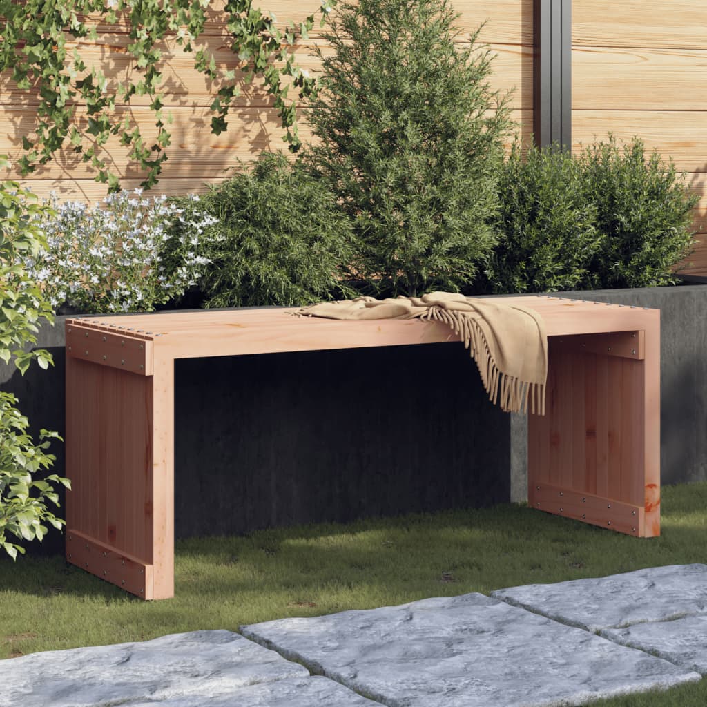 vidaXL Garden Bench | Natural Douglas | Solid Douglas Wood | Large