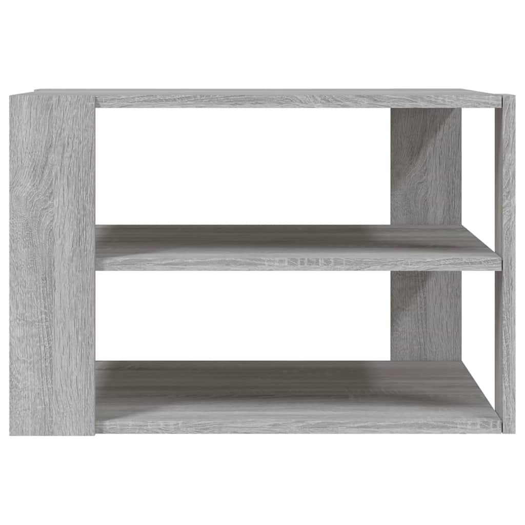 vidaXL Coffee Table Grey Sonoma 58x58x40 cm Engineered Wood