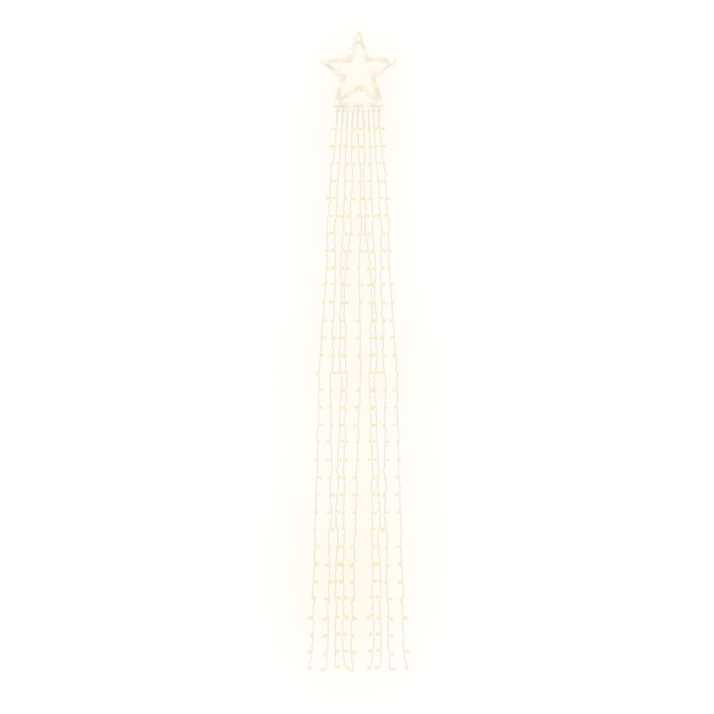 vidaXL Christmas Tree light 320 LEDs Warm White 375 cm