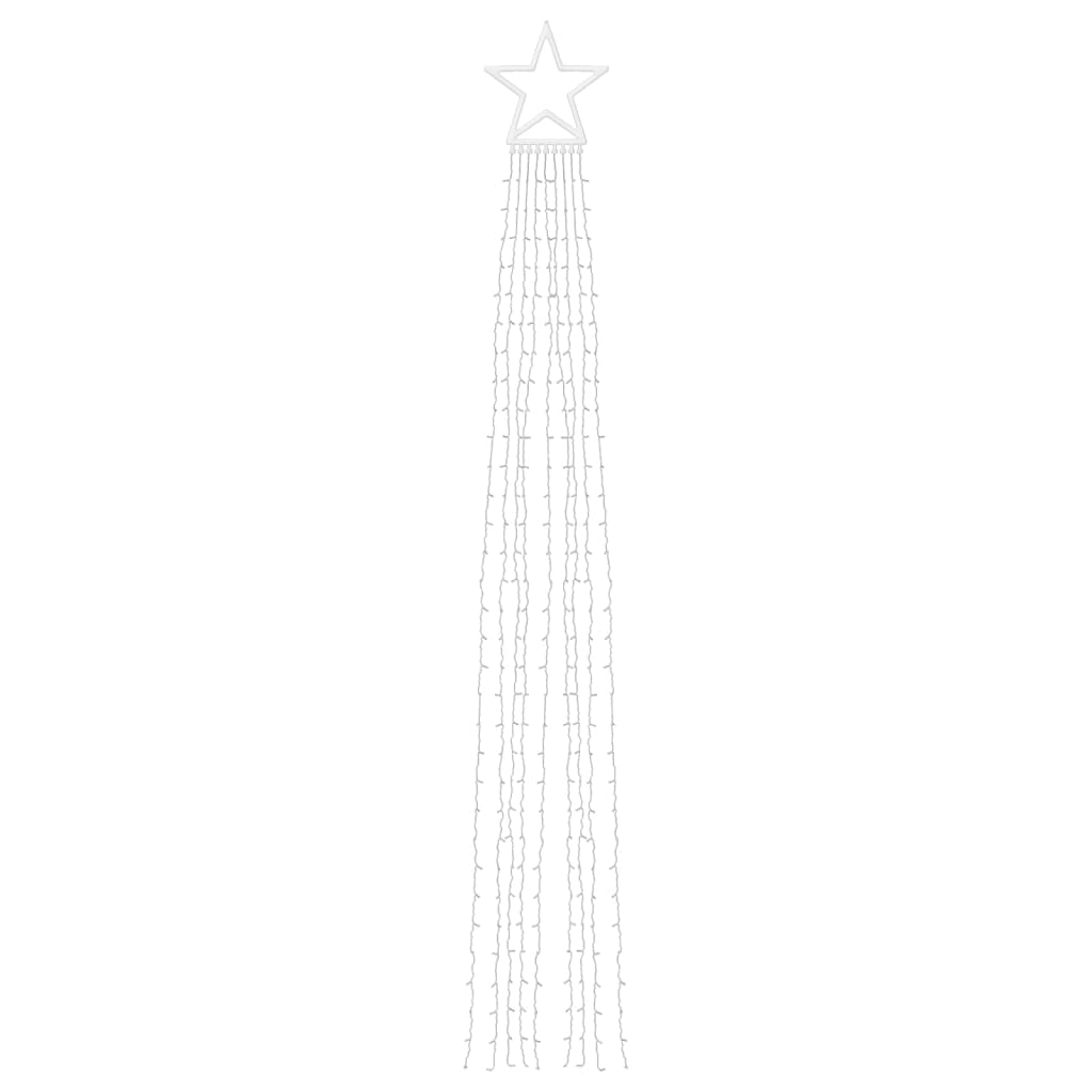 vidaXL Christmas Tree light 320 LEDs Warm White 375 cm