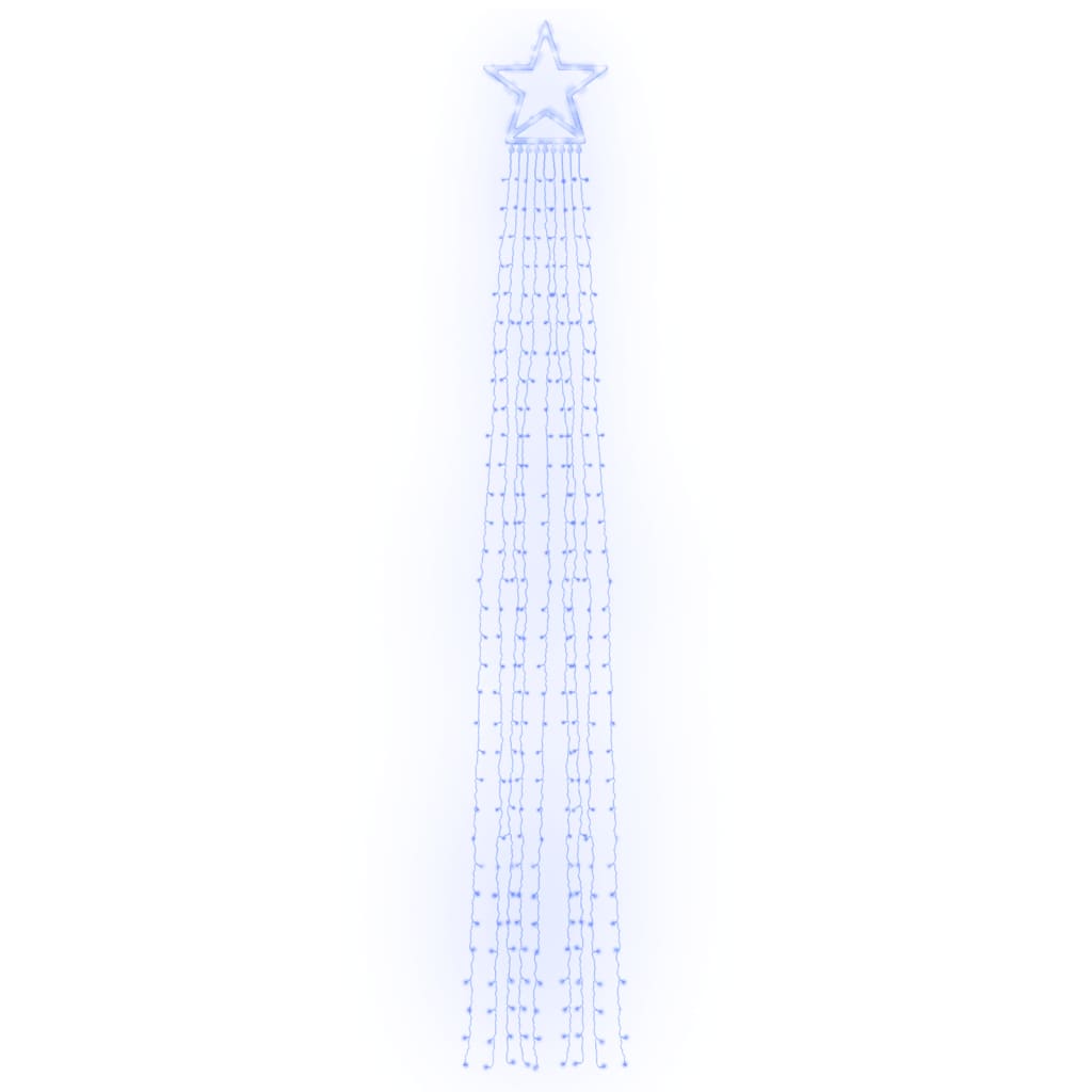 vidaXL Christmas Tree light 320 LEDs Blue 375 cm