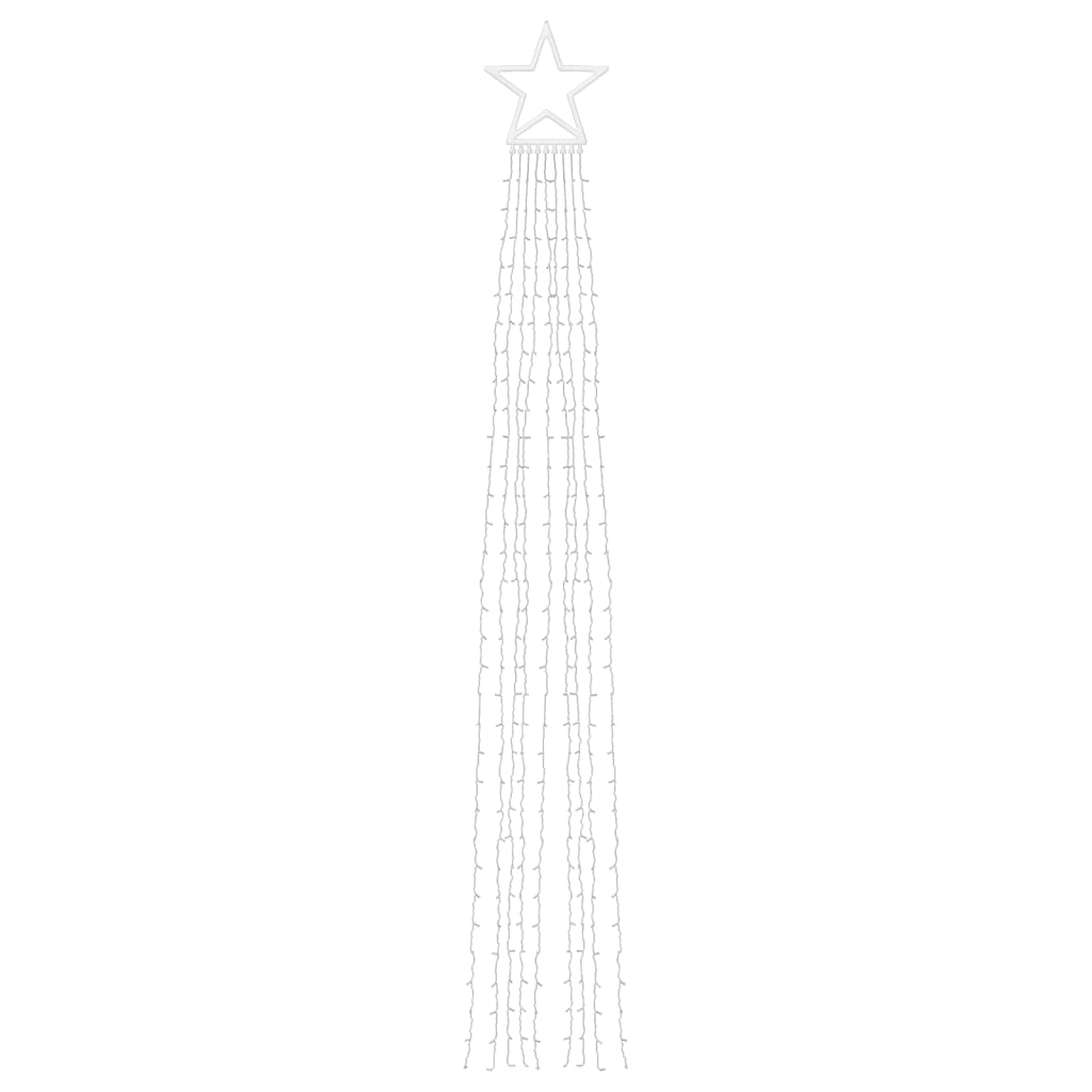 vidaXL Christmas Tree light 320 LEDs Blue 375 cm