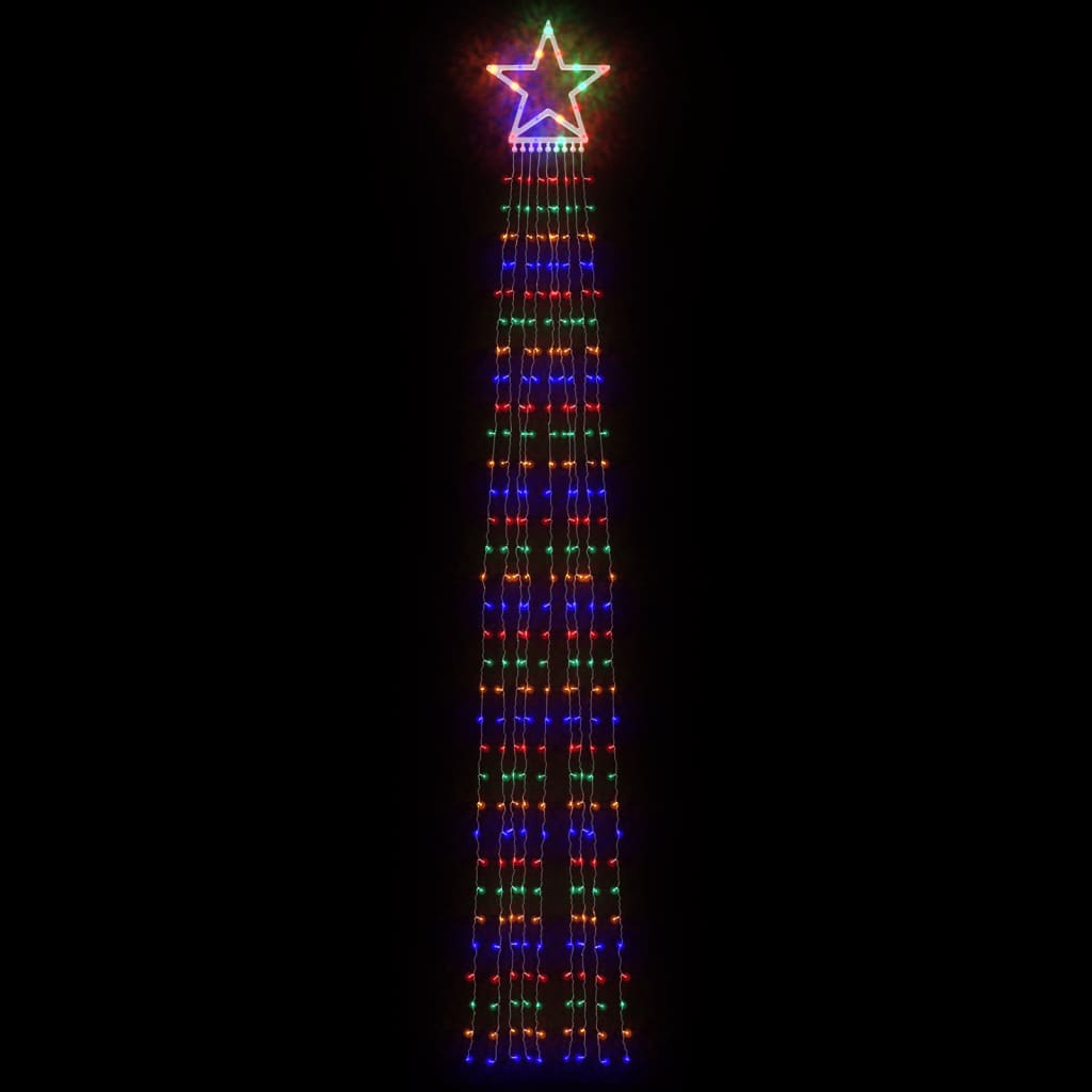 vidaXL Christmas Tree light 320 LEDs Colourful 375 cm