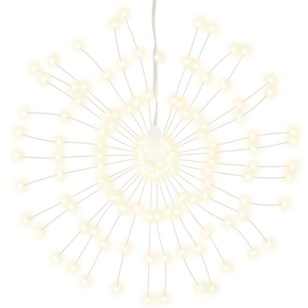 vidaXL Christmas Starburst Light 140 LEDs Warm White 17 cm