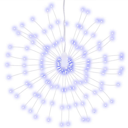 vidaXL Christmas Starburst Lights 140 LEDs 4 pcs Blue 17 cm