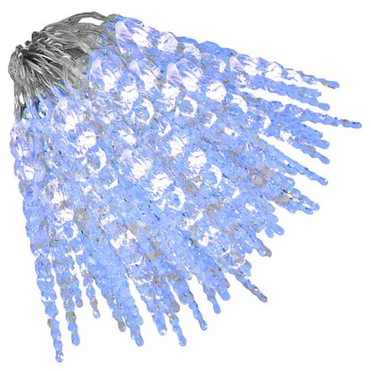 vidaXL Christmas Icicle Light 200 LEDs Blue 20 m Acrylic PVC