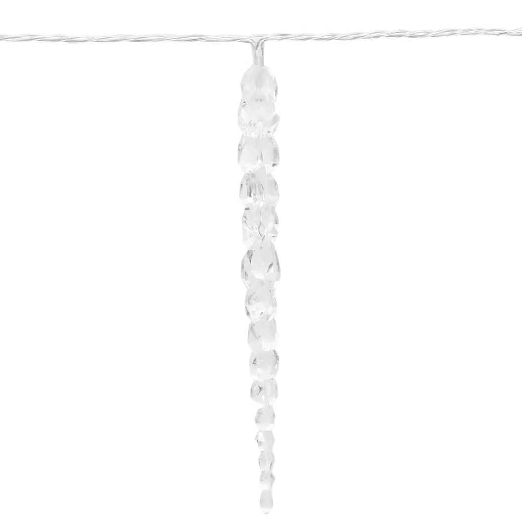 vidaXL Christmas Icicle Light 200 LEDs Blue 20 m Acrylic PVC