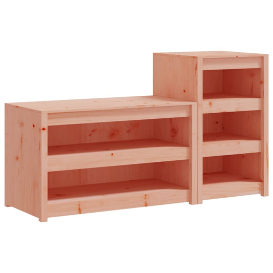 vidaXL Outdoor Kitchen Cabinets "MEPPEL" 2 pcs Solid Wood Douglas