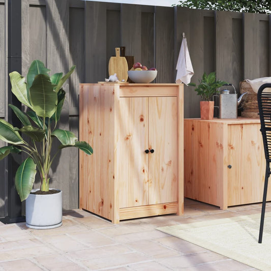 vidaXL Outdoor Kitchen Cabinet Solid Wood Pine