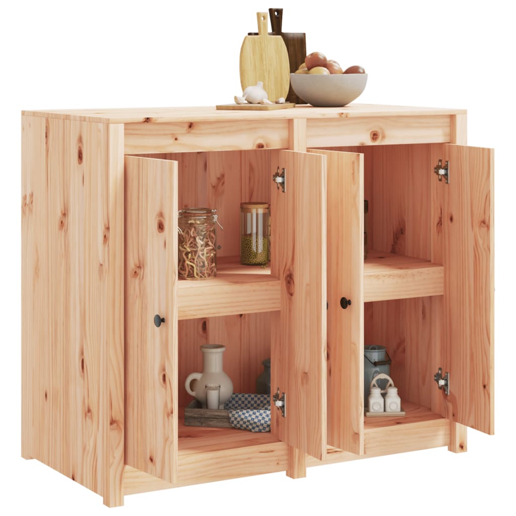 vidaXL Outdoor Kitchen Cabinet "MEPPEL" Solid Wood Pine