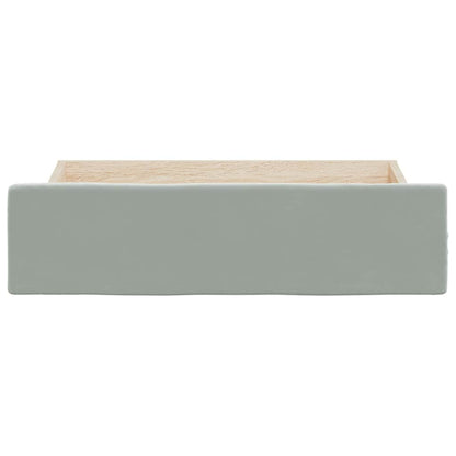 vidaXL Bed Storage Drawers 2 pcs Light Grey Engineered Wood and Velvet