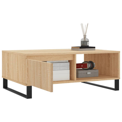 vidaXL Coffee Table Sonoma Oak 90x60x35 cm Engineered Wood